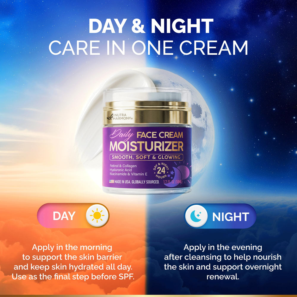 Nutraharmony crema adecuada para piel normal, mixta y grasa.