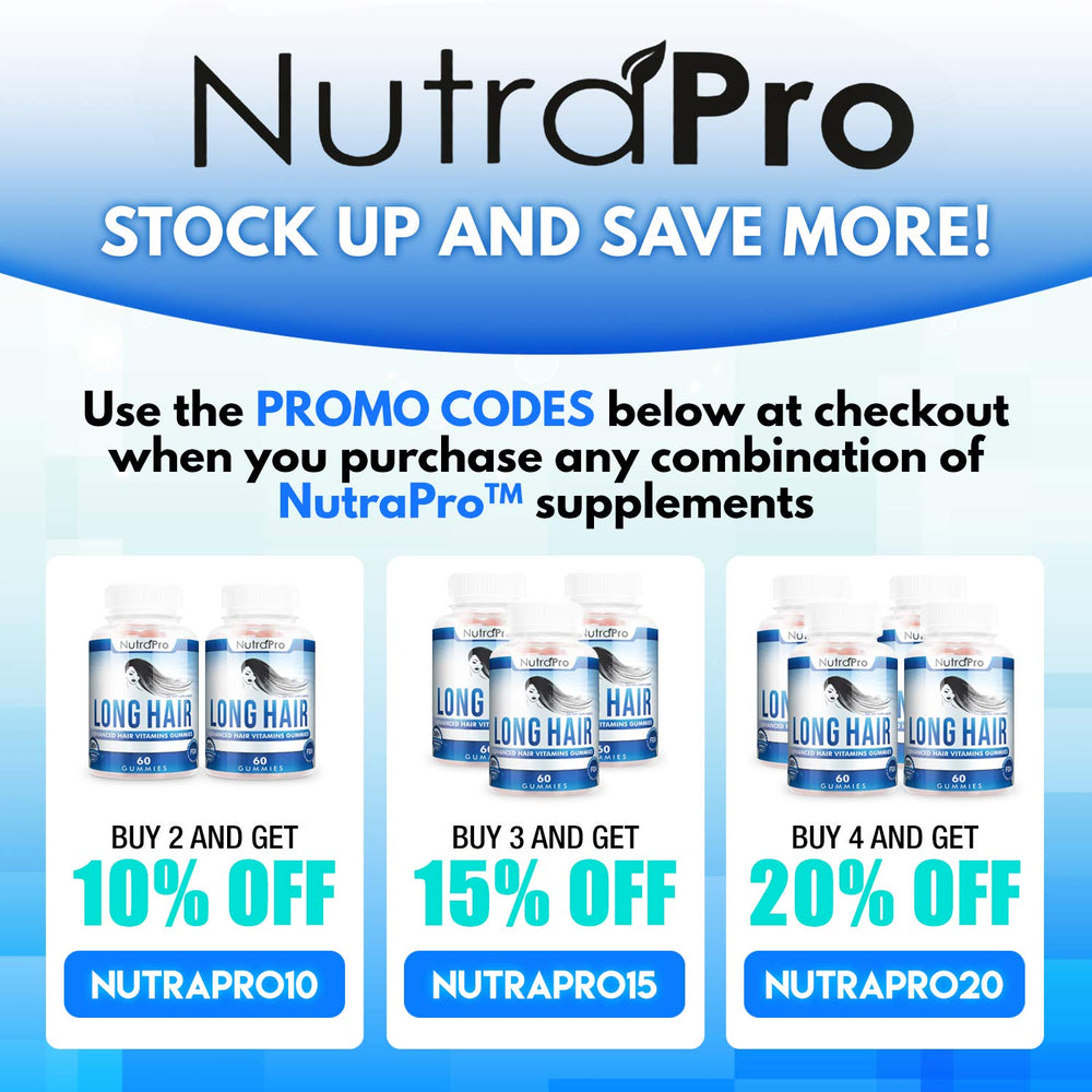 NutraPro Gominolas Pelo Largo, etiqueta clara y transparente.