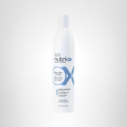 Nutri-Ox Champú Suave, cabello con aspecto más lleno tras el lavado.