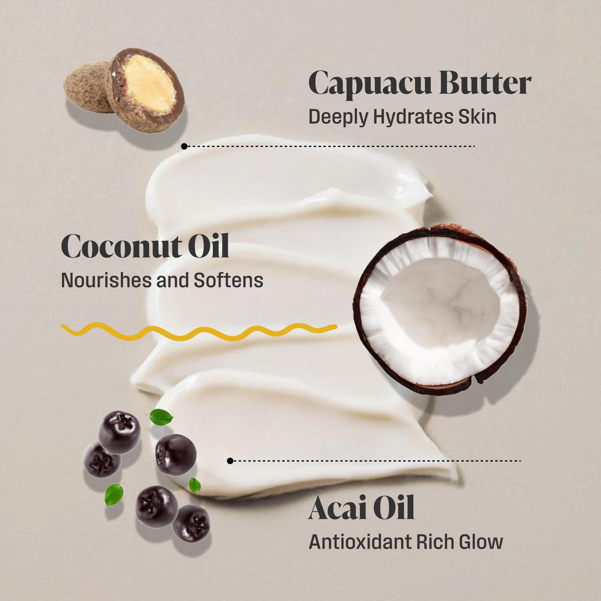 Nutrius Coco Berry Bliss cream with silky non-greasy finish.