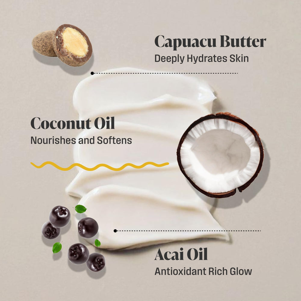 Nutrius Coco Berry Bliss cream with silky non-greasy finish.