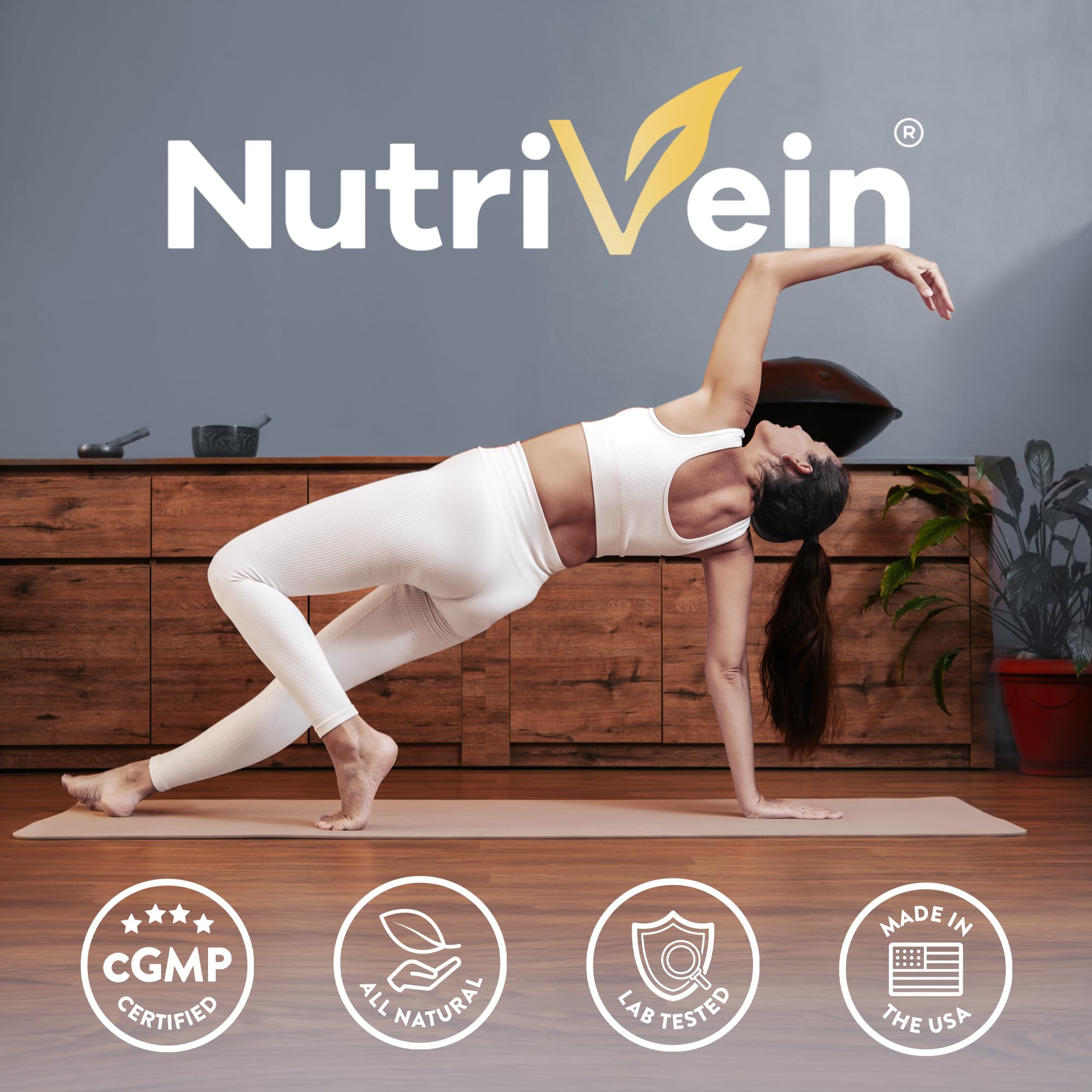 Caja de Nutrivein DHT Blocker destacando seguridad y origen de la fórmula