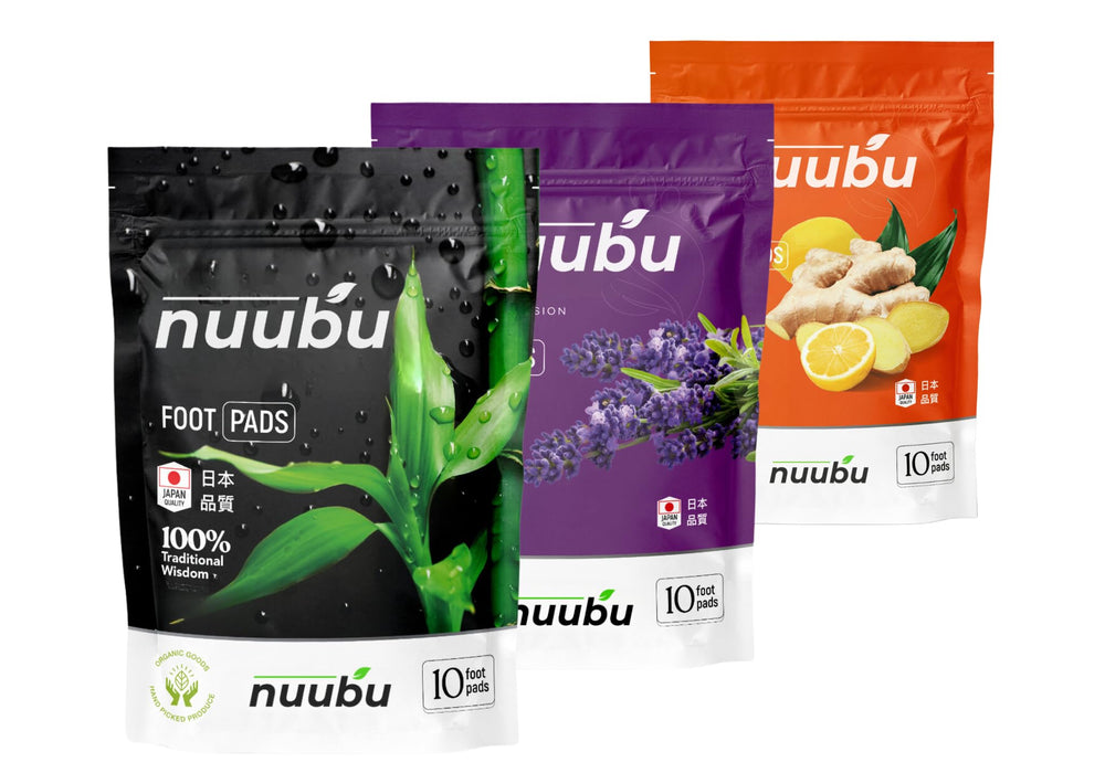 Nuubu Foot Patches Mix Original Lavender Ginger for a relaxing at‑home self‑care ritual