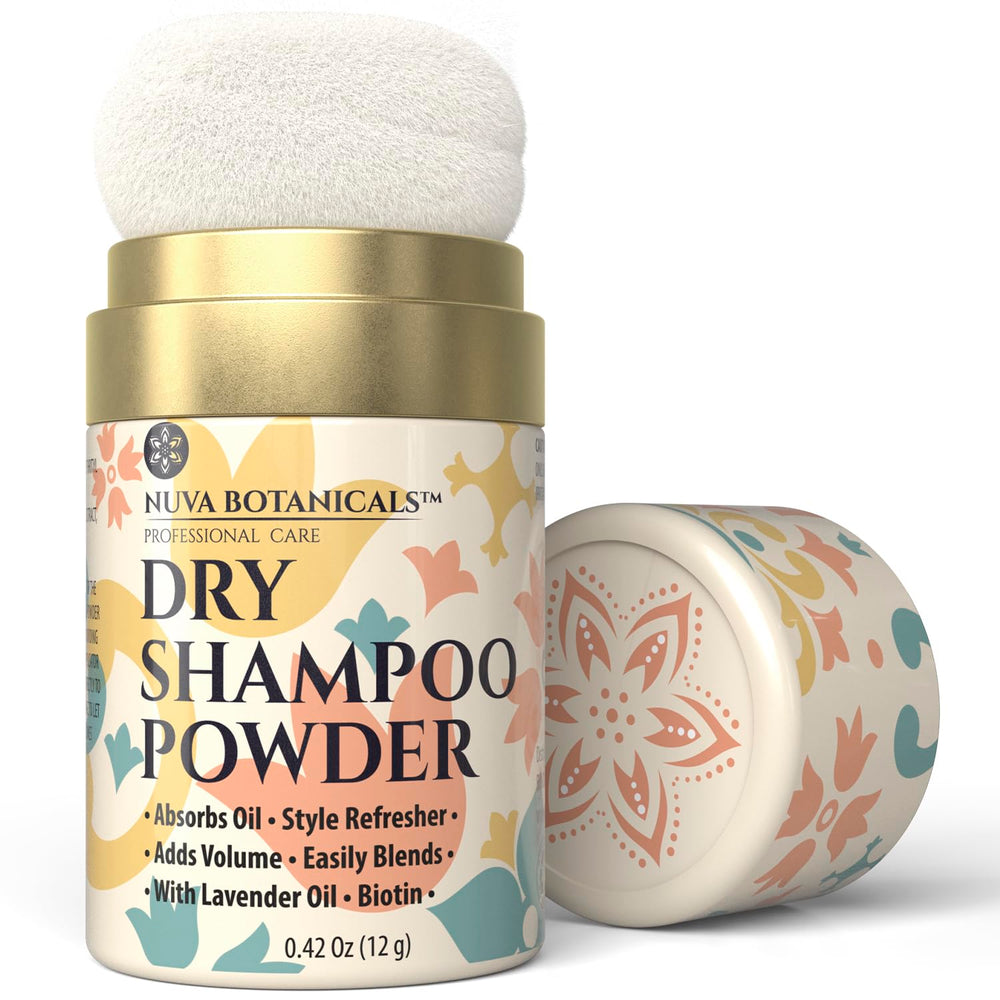 Nuva Botanicals champú seco regalo para ella, ideal para viajes