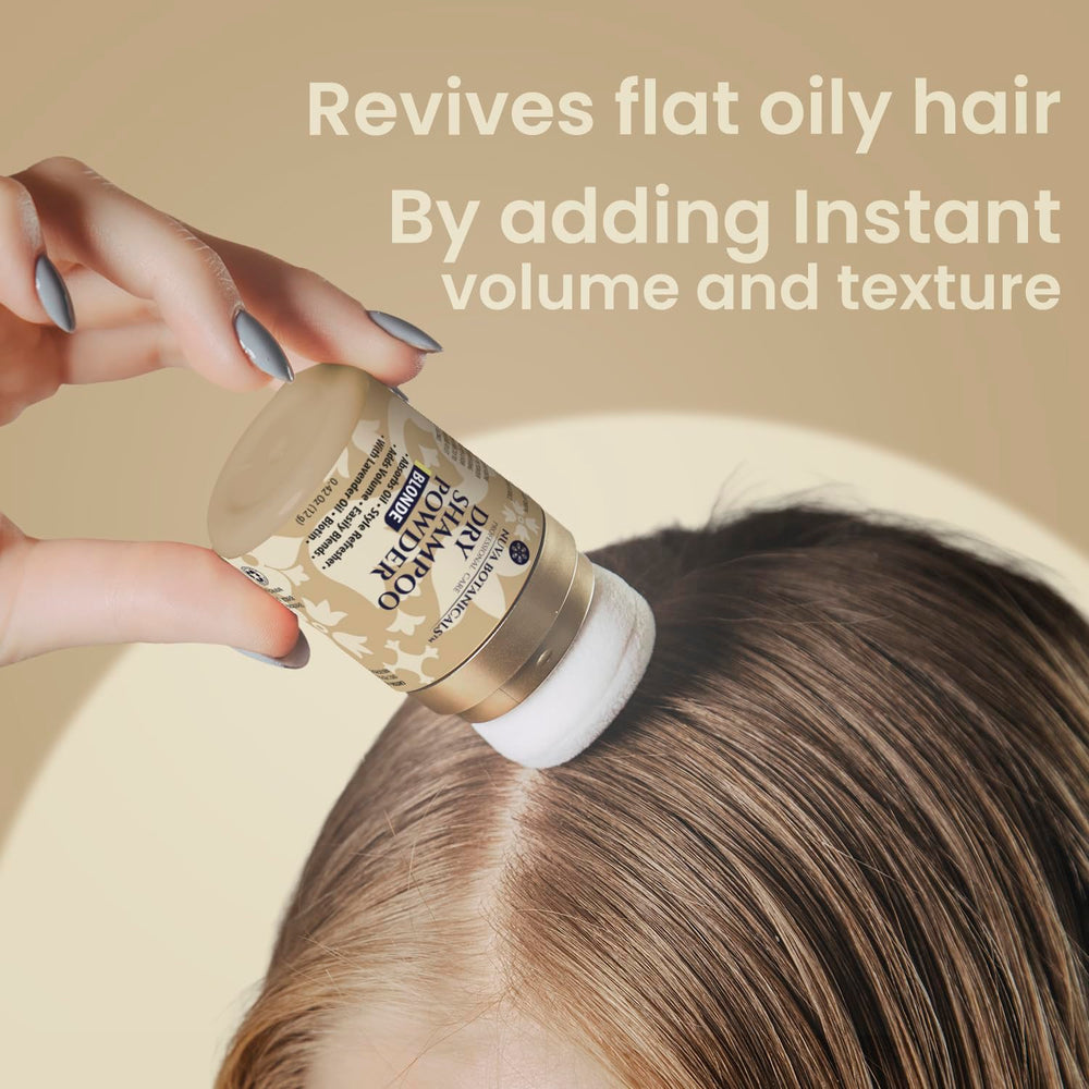 Nuva Botanicals Blonde-specific finish leaves natural look without chalkiness