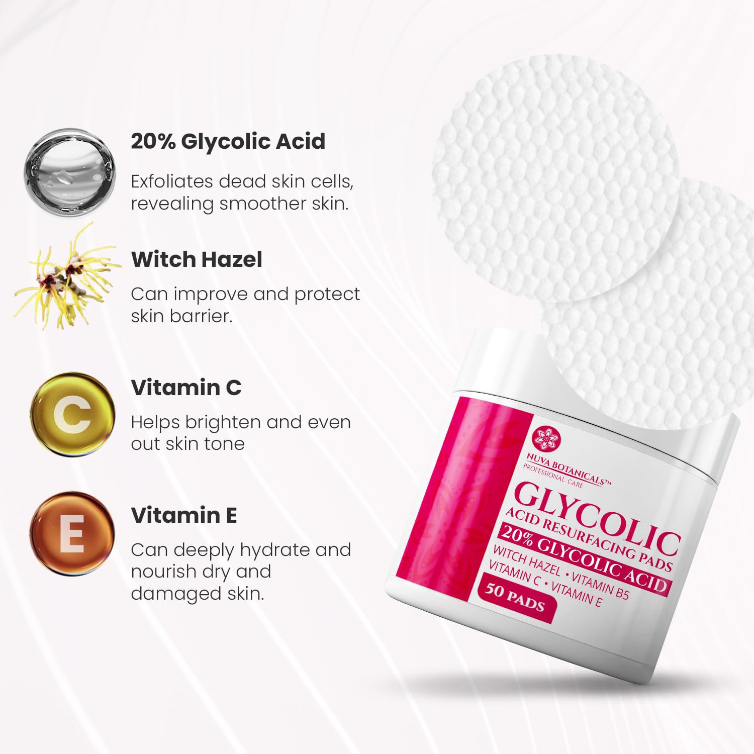 Nuva Botanicals envase compacto facilita integrar los discos en la rutina.
