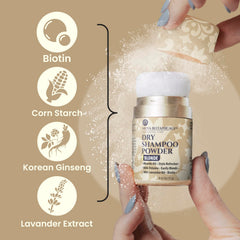 Nuva Botanicals Korean Ginseng Dry Shampoo adds volume on non-wash days