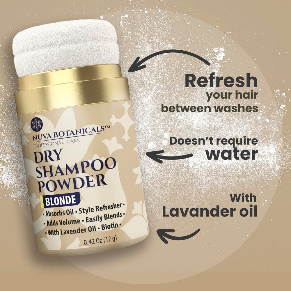 Nuva Botanicals Eco-friendly non-aerosol formula absorbs oil gently