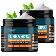 NUVADERMIS bottle front with 40% Urea Cream for intense hydration