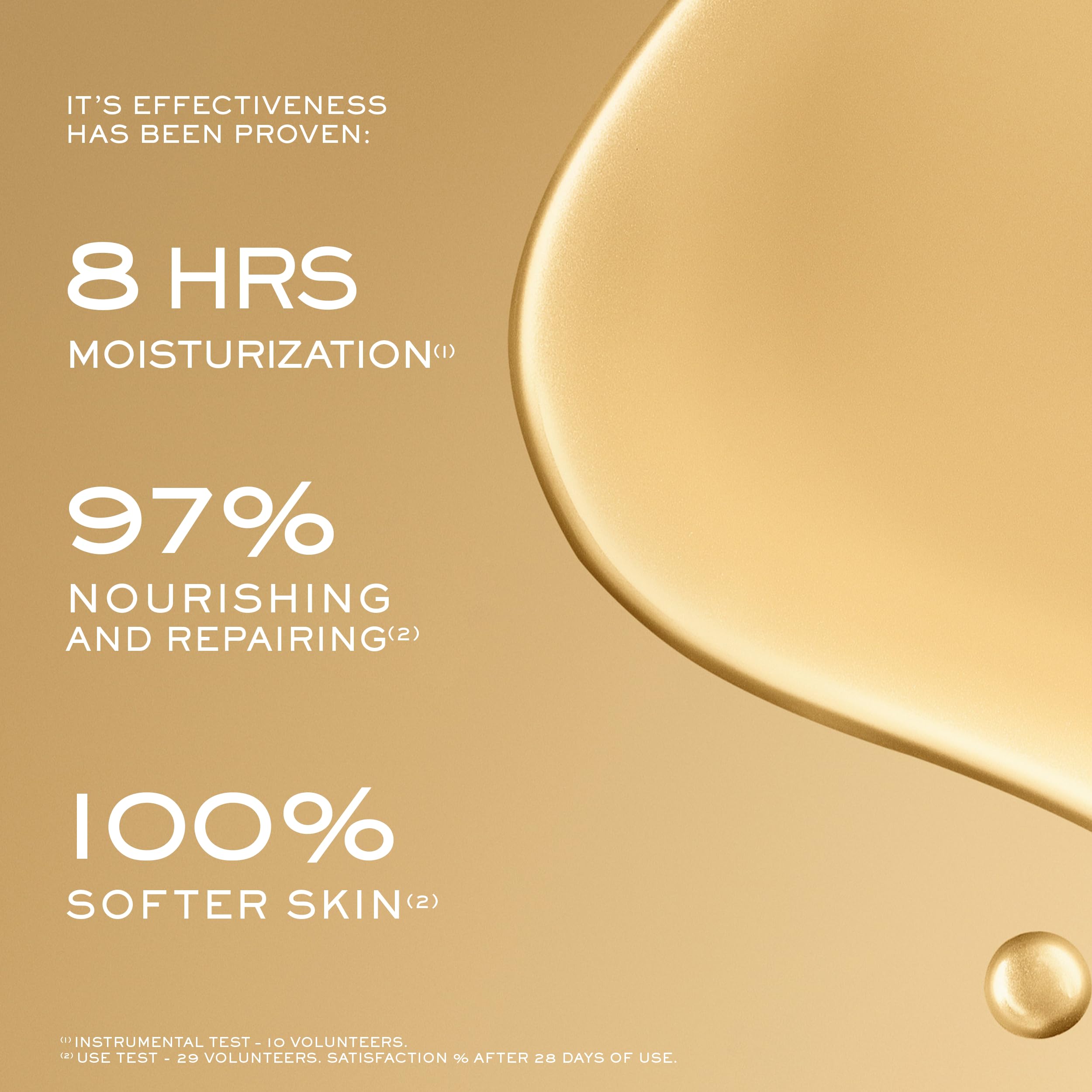 Nuxe Huile Prodigieuse dry oil applied for hydrated face and body