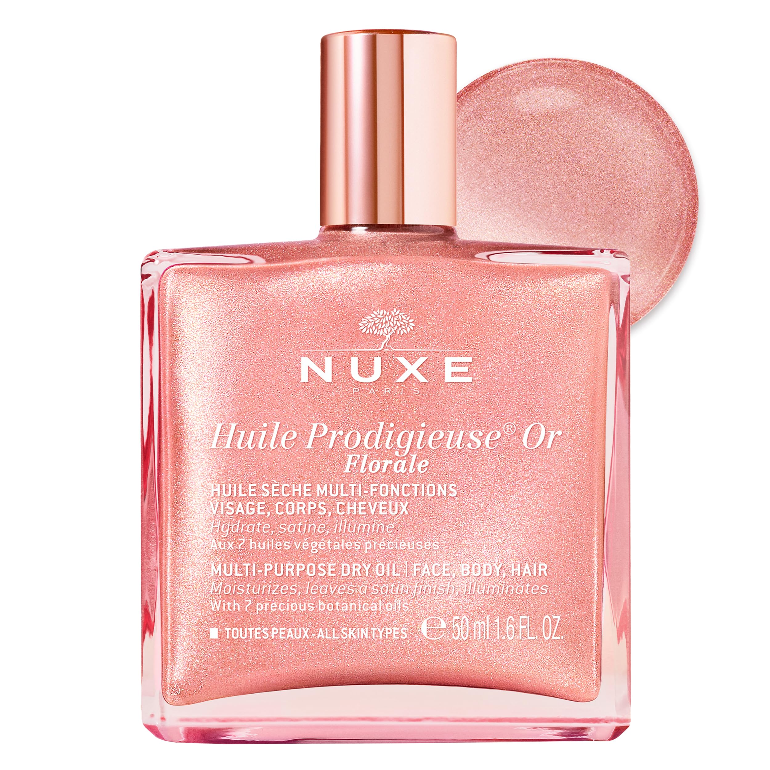 Nuxe Huile Prodigieuse Florale bottle pour hydration and shine