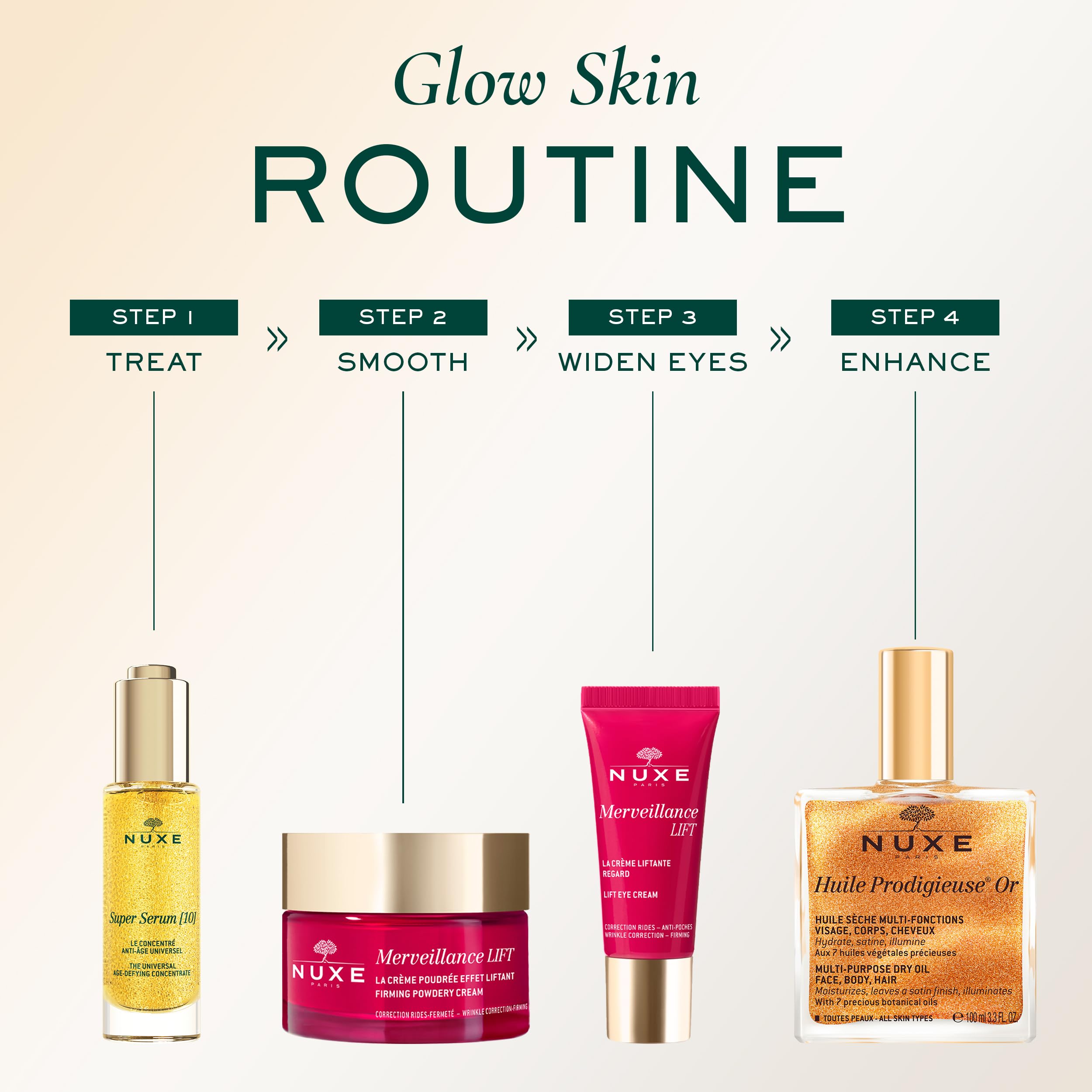 Nuxe Huile Prodigieuse Shimmer fragrance enveloping the skin with scent