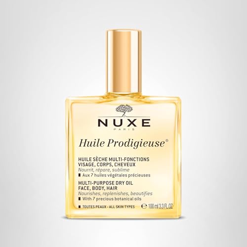 Nuxe Prodigieuse all-over nourishment for skin and hair demonstrated.