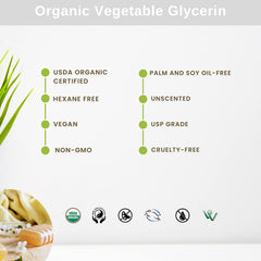NV Superfoods glycerin for soaps and crafts image highlights versatile craft-ready material.