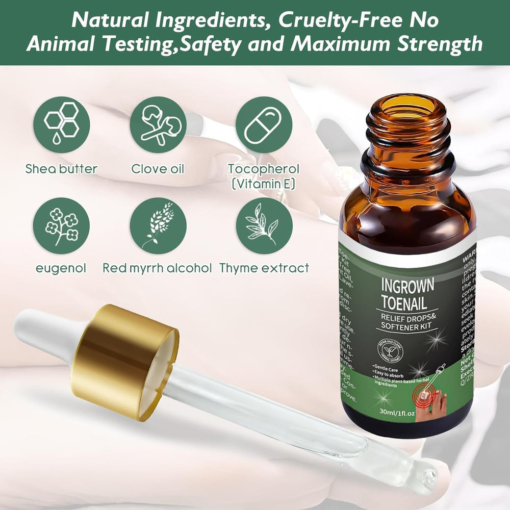 NWAKRD softening formula helps ease tough nails before trimming.