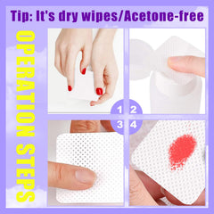 NXJ INFILILA 540PCS pack demonstrates disposable convenience for fast nail cleanup