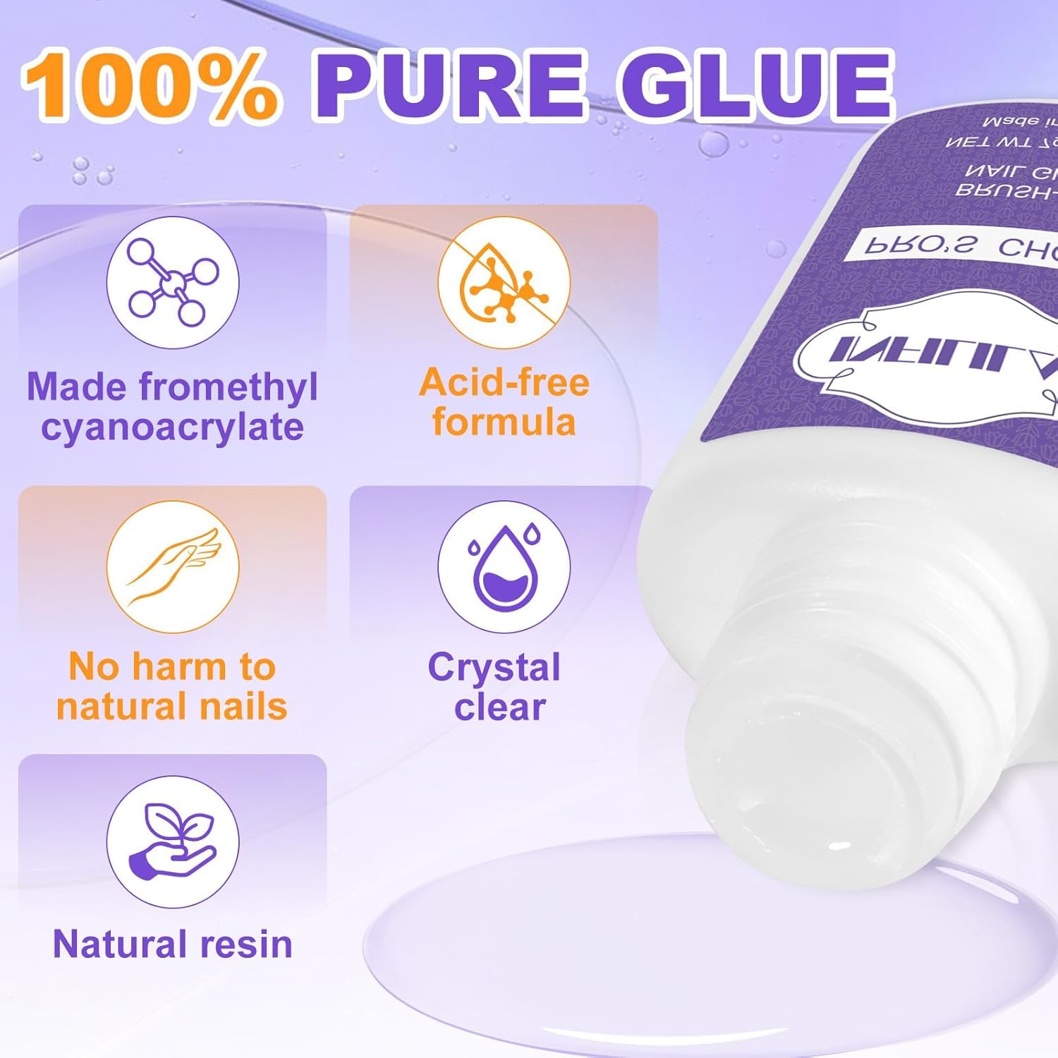 Bote de NXJ INFILILA de 7 ml para manicuras portátiles