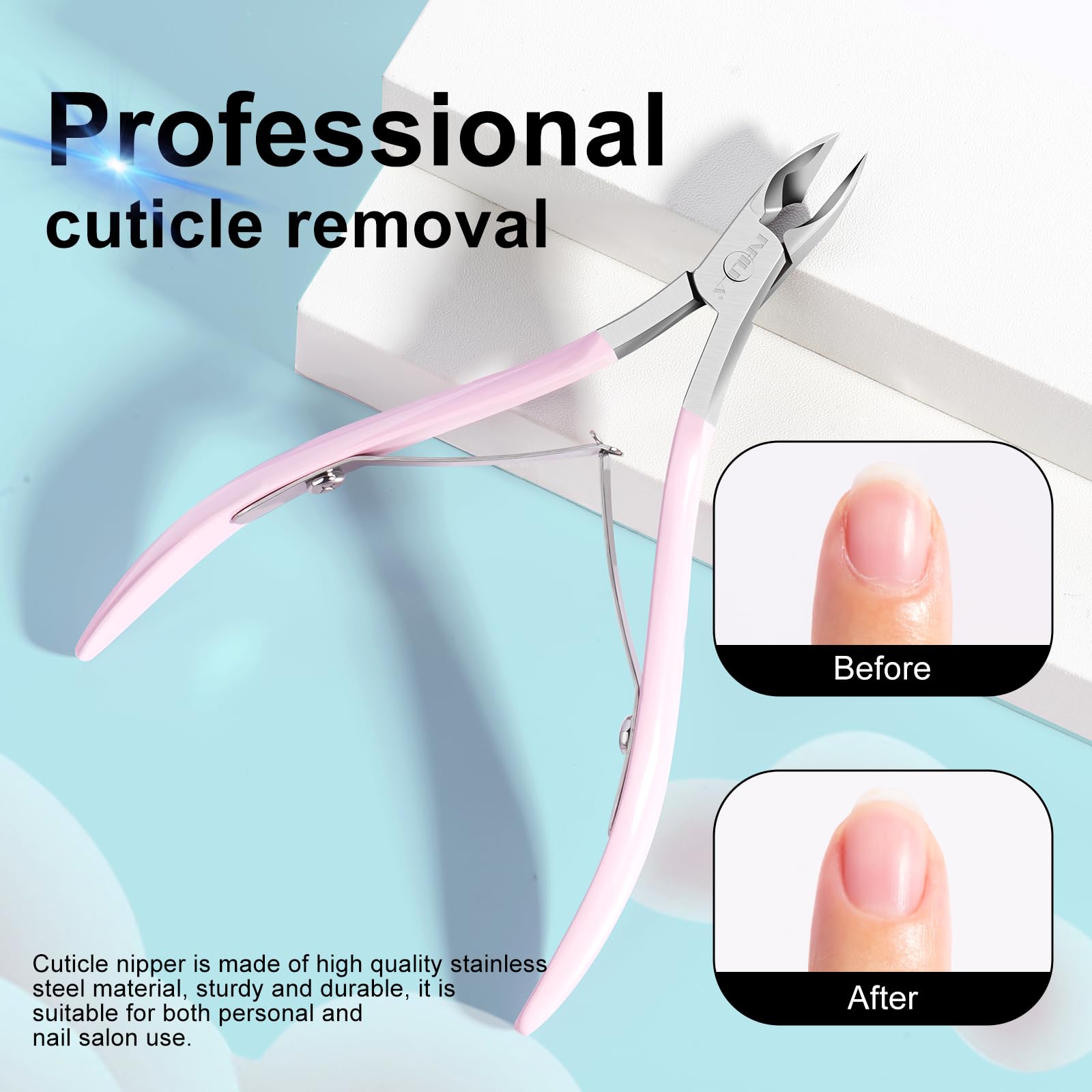 NXJ INFILILA cuticle-trimmer travel-sleeve compact and portable.