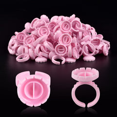 NXJ INFILILA disposable glue rings for lash extensions ensure clean, mess-free work.