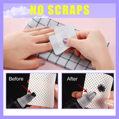 NXJ INFILILA wipe in use with remover for gel polish removal