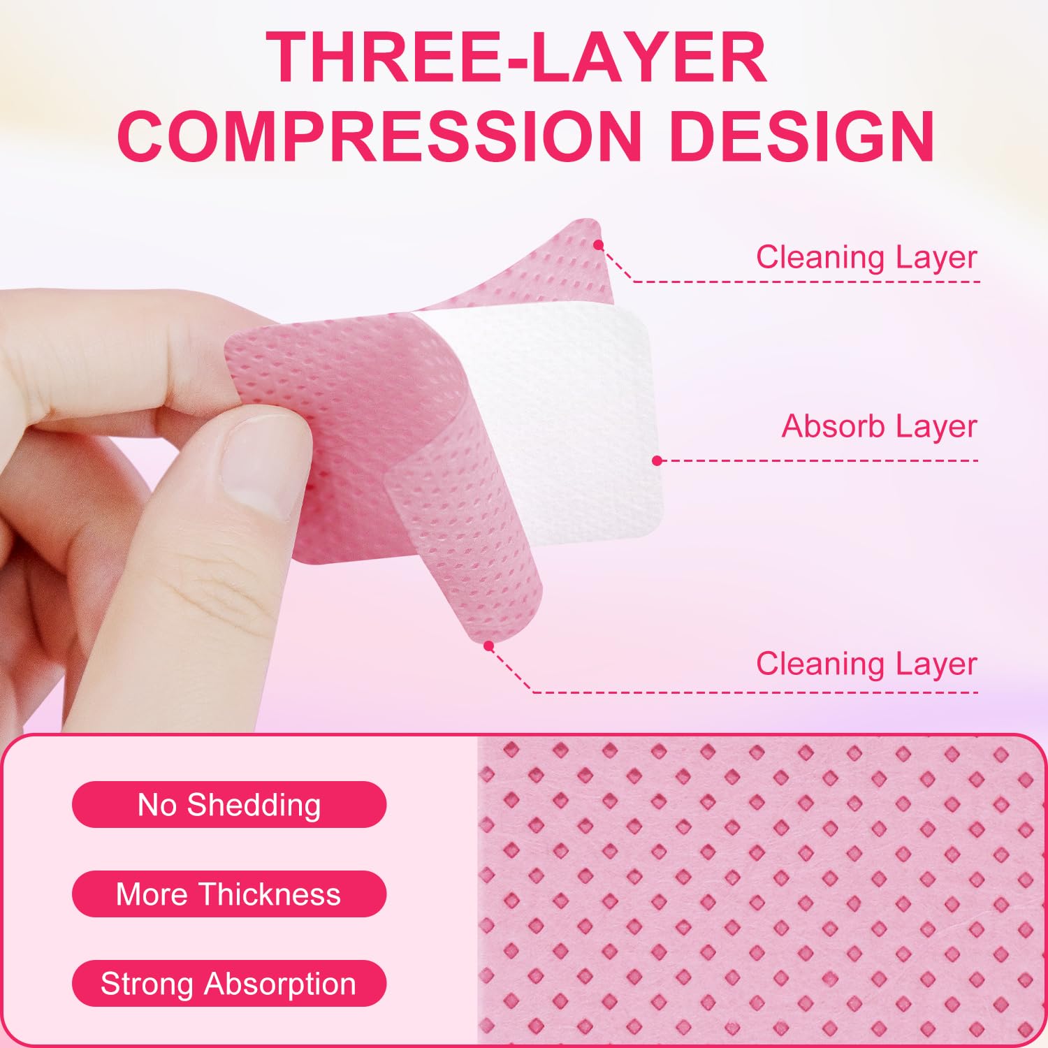 NXJ INFILILA set-remocion-esmalte-gel-rosa, kit profesional para gel