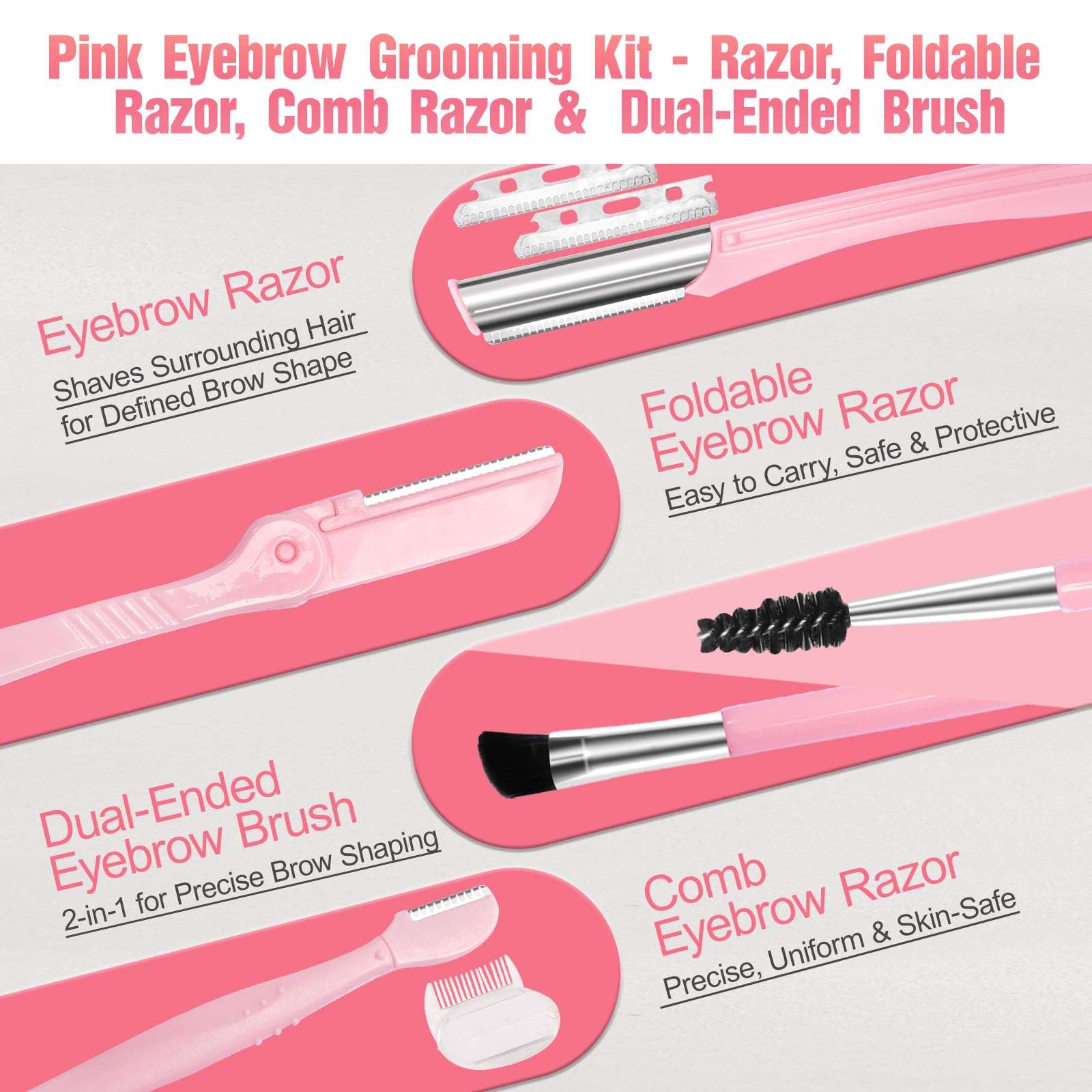 NXPPYY eyebrow razor for quick touch-ups on the go