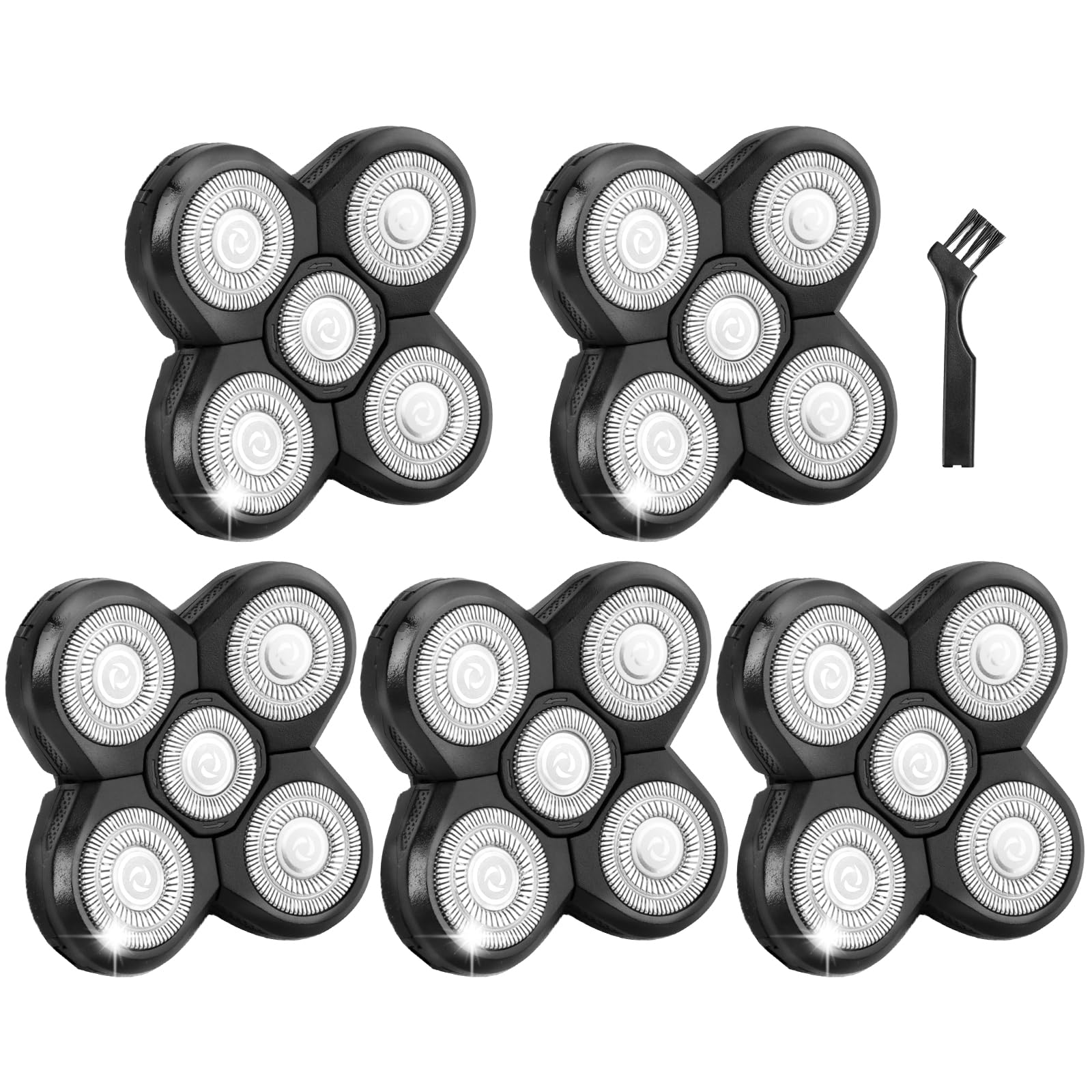 NXPPYY Freebird head shaver blades 5-pack for easy replacement and consistent close shaves