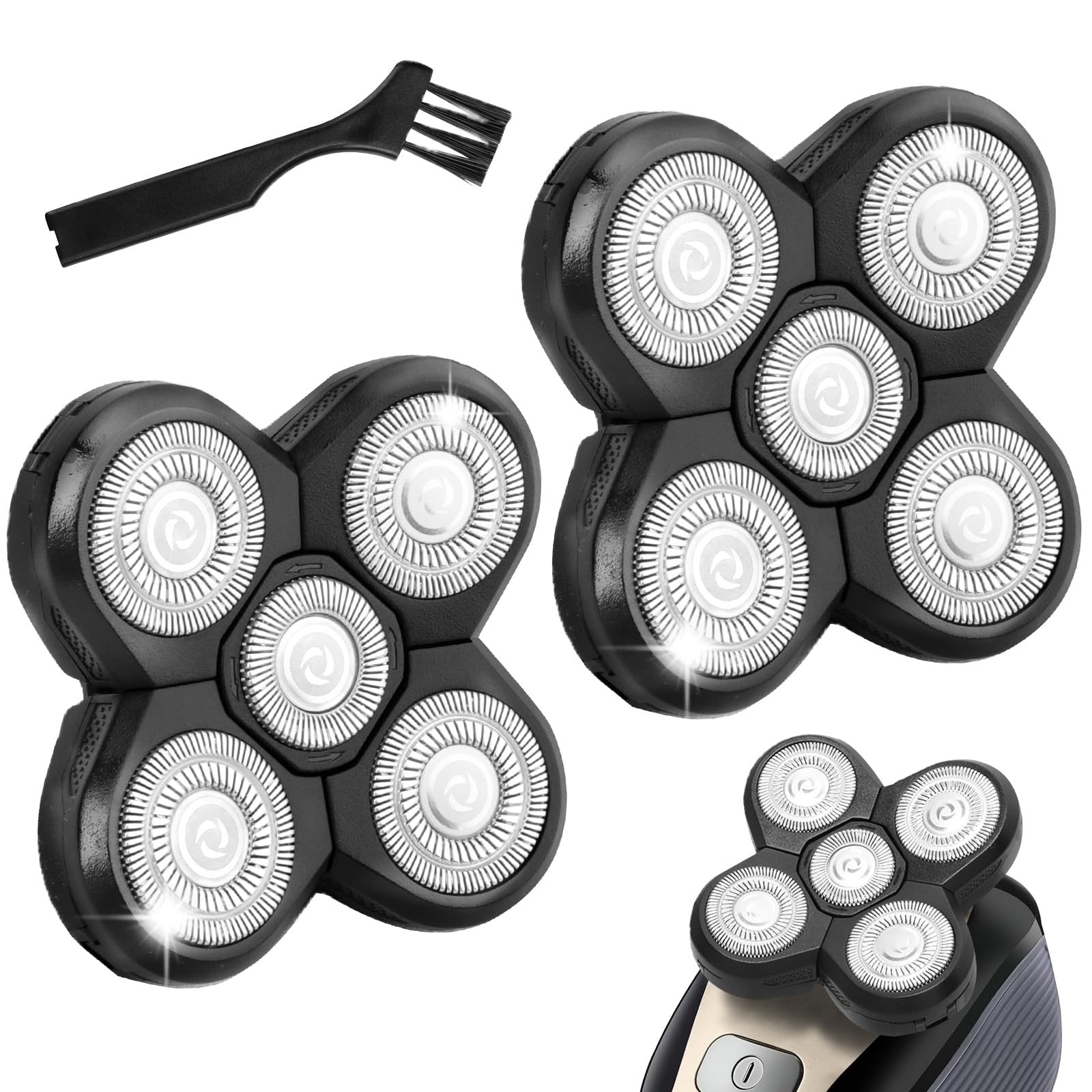 NXPPYY Freebird head shaver blades 2-pack for quick replacement and smooth results.