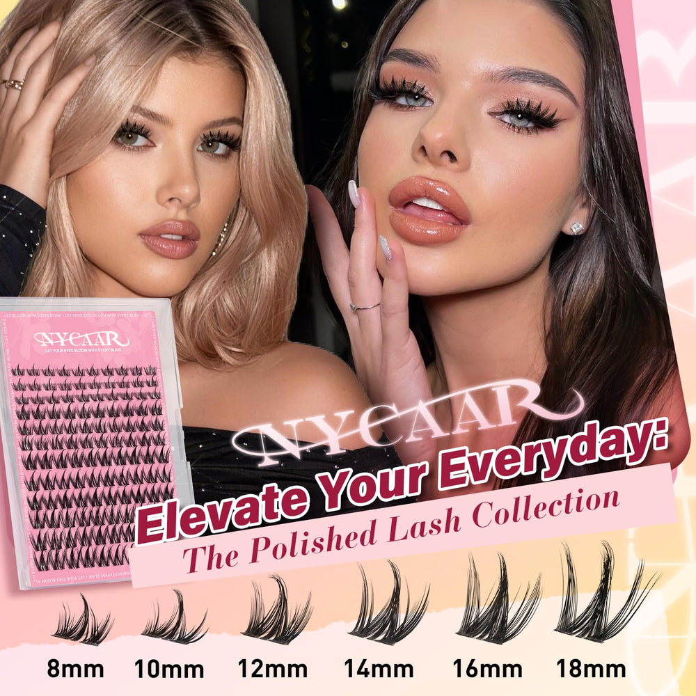 NYCAAR Lash Clusters Easy DIY removal for quick style changes