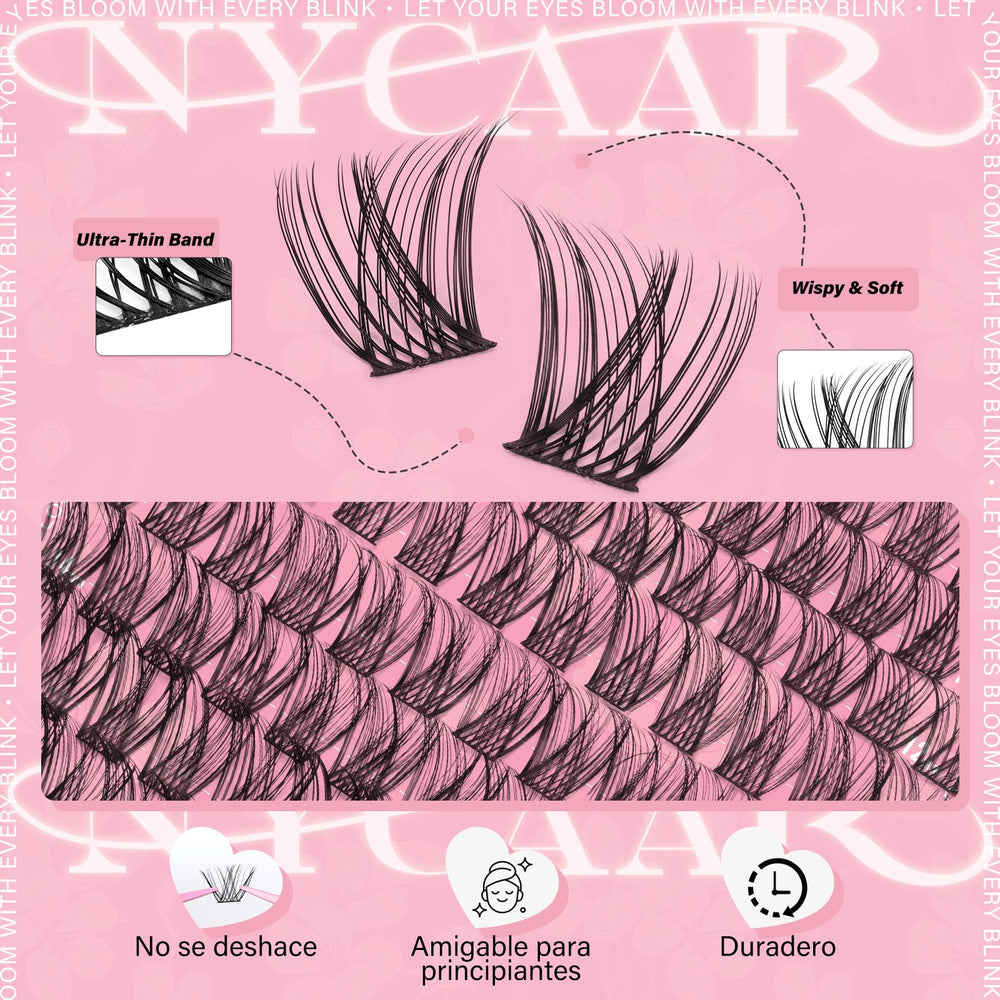 NYCAAR 8-16mm lengths enable layered dimensional eye look