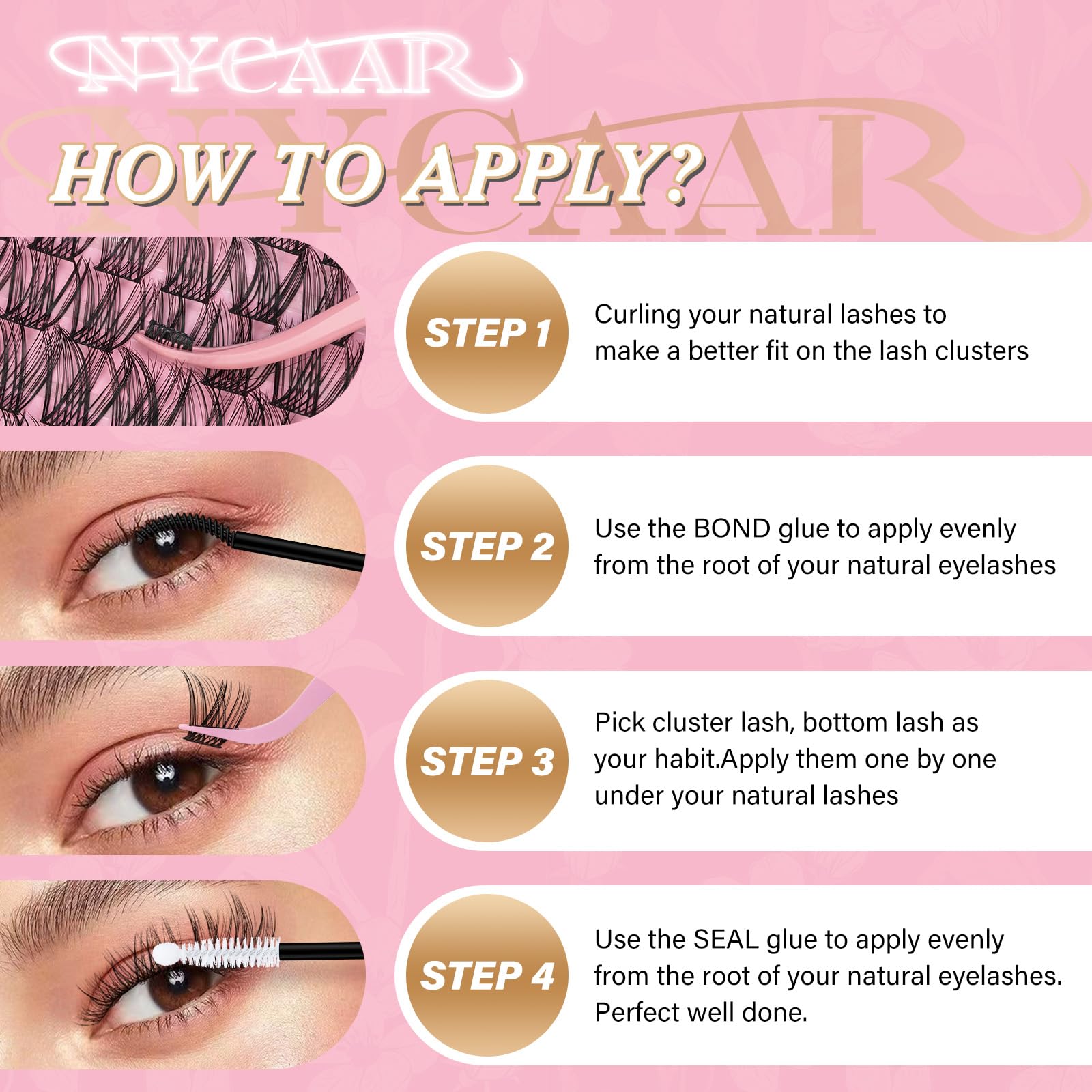 NYCAAR Home-use kit for quick, defined anime eye without a salon