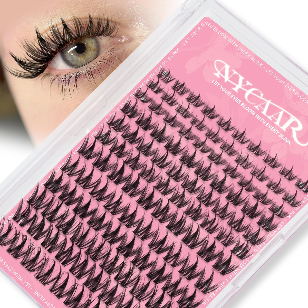 NYCAAR Lash Clusters Natural Look with D Curl for seamless daily wear