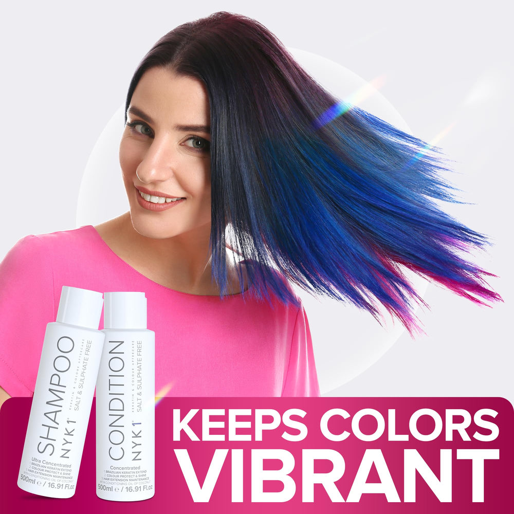 nyk1 keratin-treatment-aftercare conditioner pour promotes easy detangling