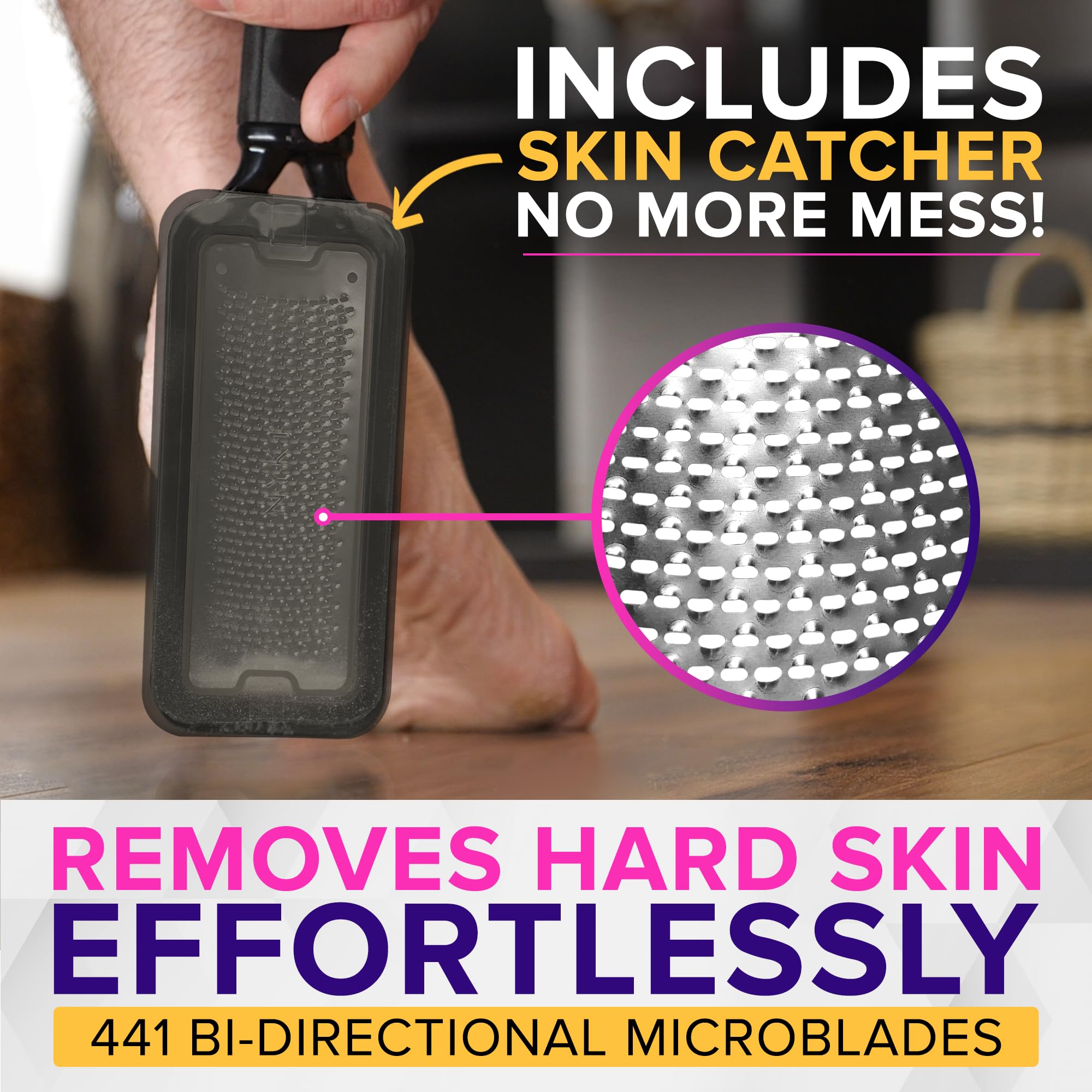 NYK1 MegaFile skin catcher keeps your workspace cleaner.