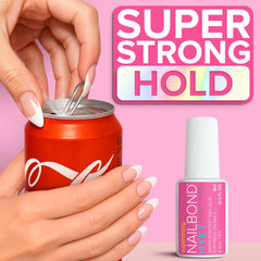 NYK1 NailBond adhesive for artificial nails, fast-drying with reliable hold.