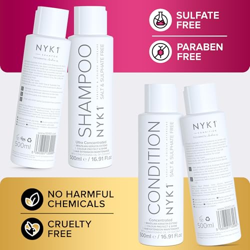 nyk1 no-salt conditioner foam offers smooth non-heavy rinse