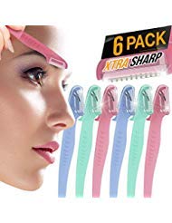 Nylea eyebrow razor with short head for precise shaping and hygienic grooming.