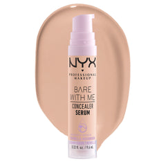 NYX Bare With Me Concealer Serum: aplicación con dosificador para hidratación de 24H