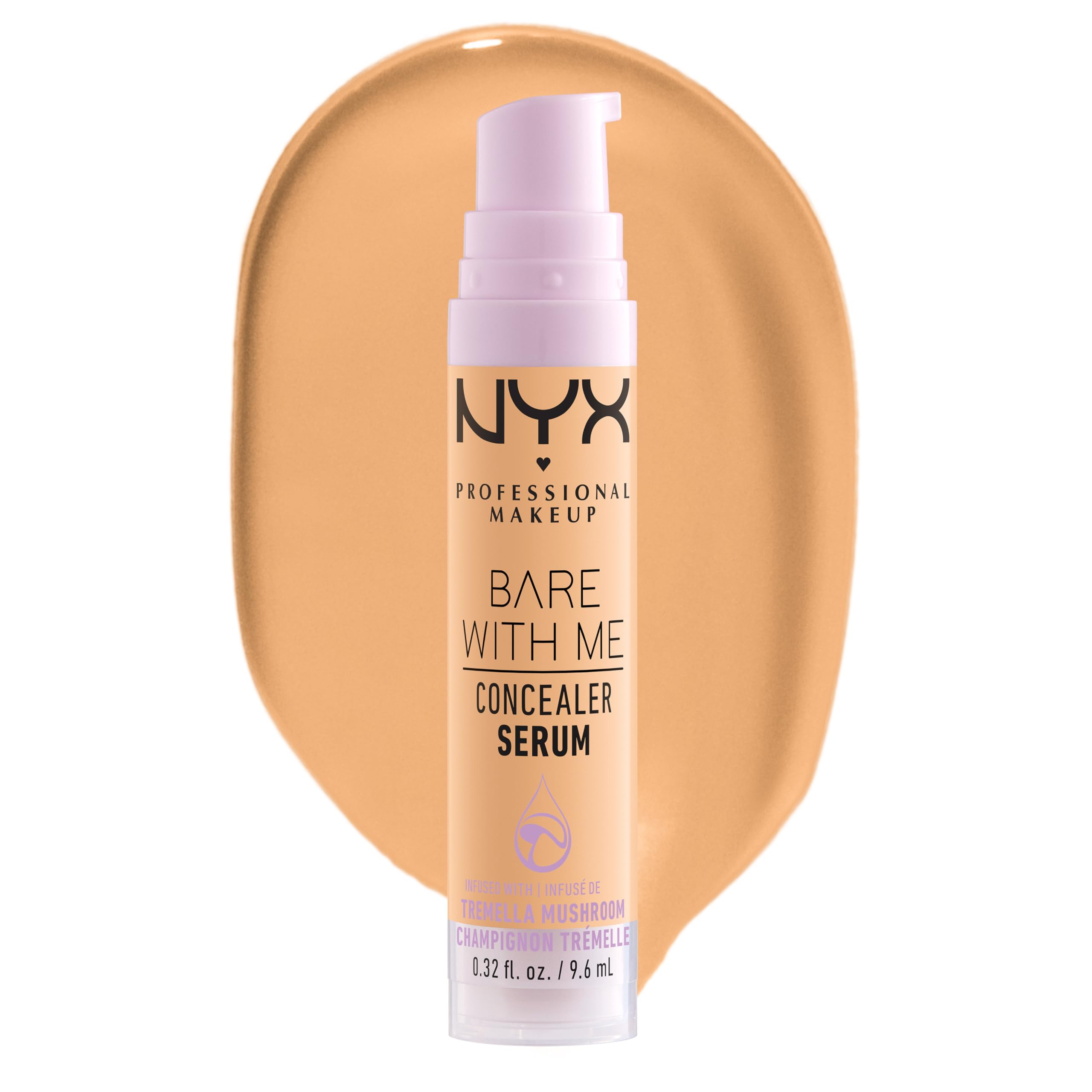 NYX Bare With Me Concealer Serum en bote con hidratación de hasta 24 horas