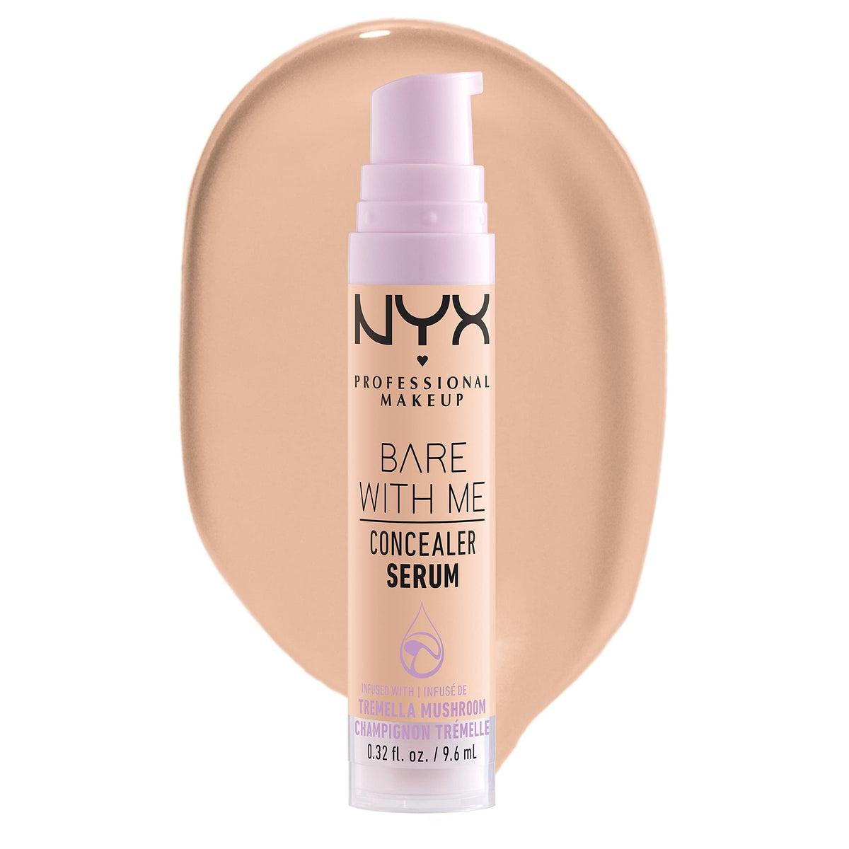 NYX Bare With Me: bomba de aplicación suave para hidratación duradera.