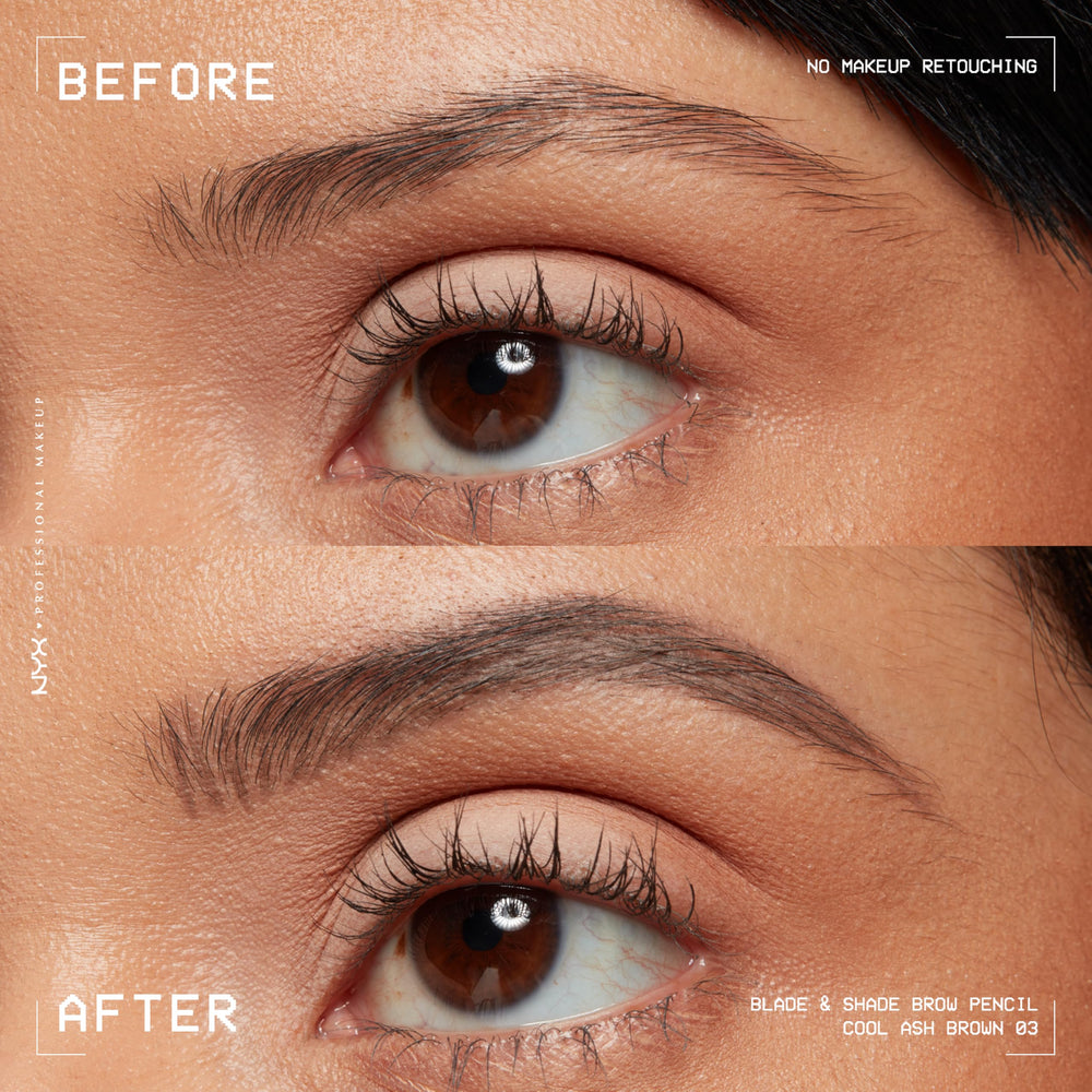 Acabado natural y relleno suave en cejas con Blade & Shade.