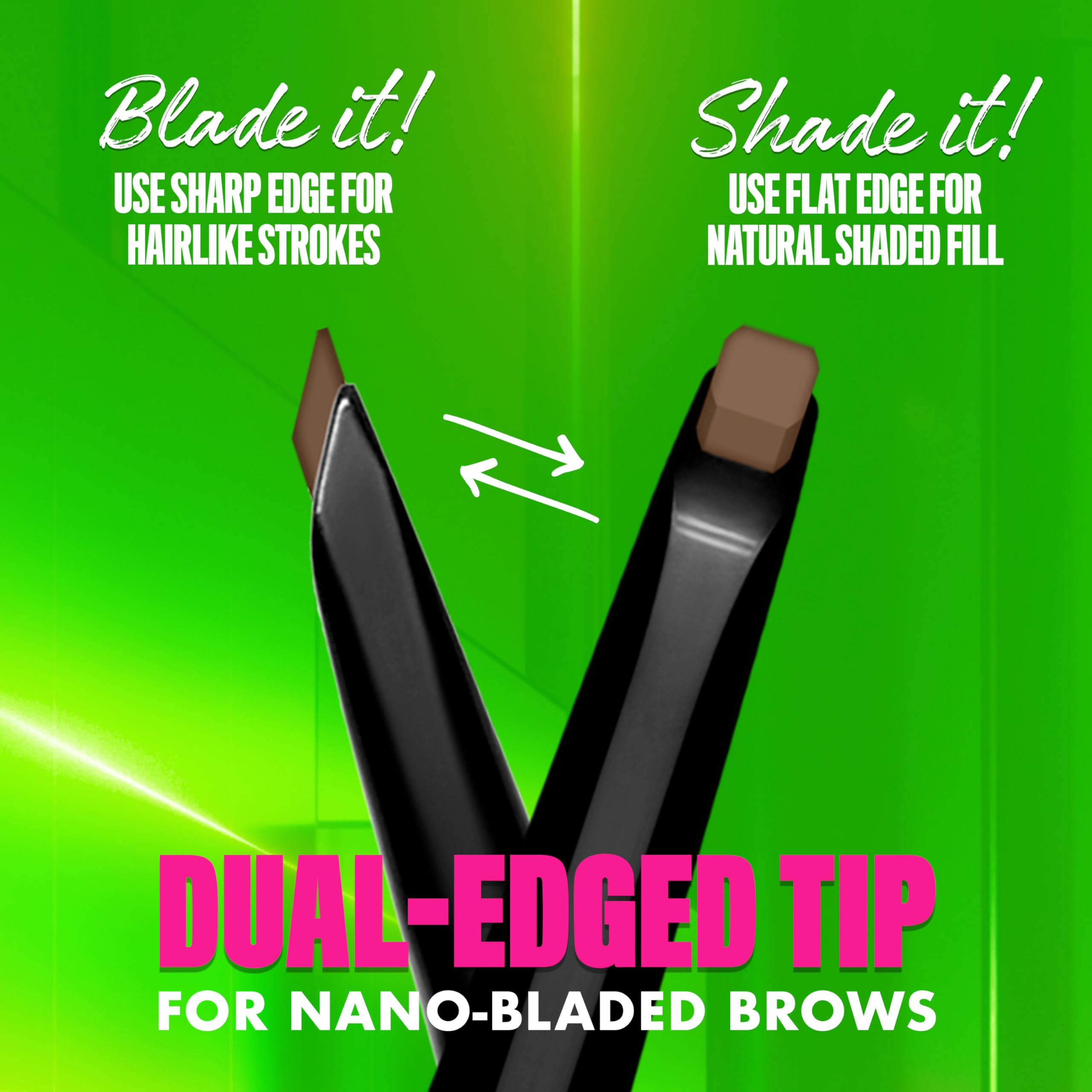 NYX Blade & Shade: delineado natural para cejas con relleno suave.