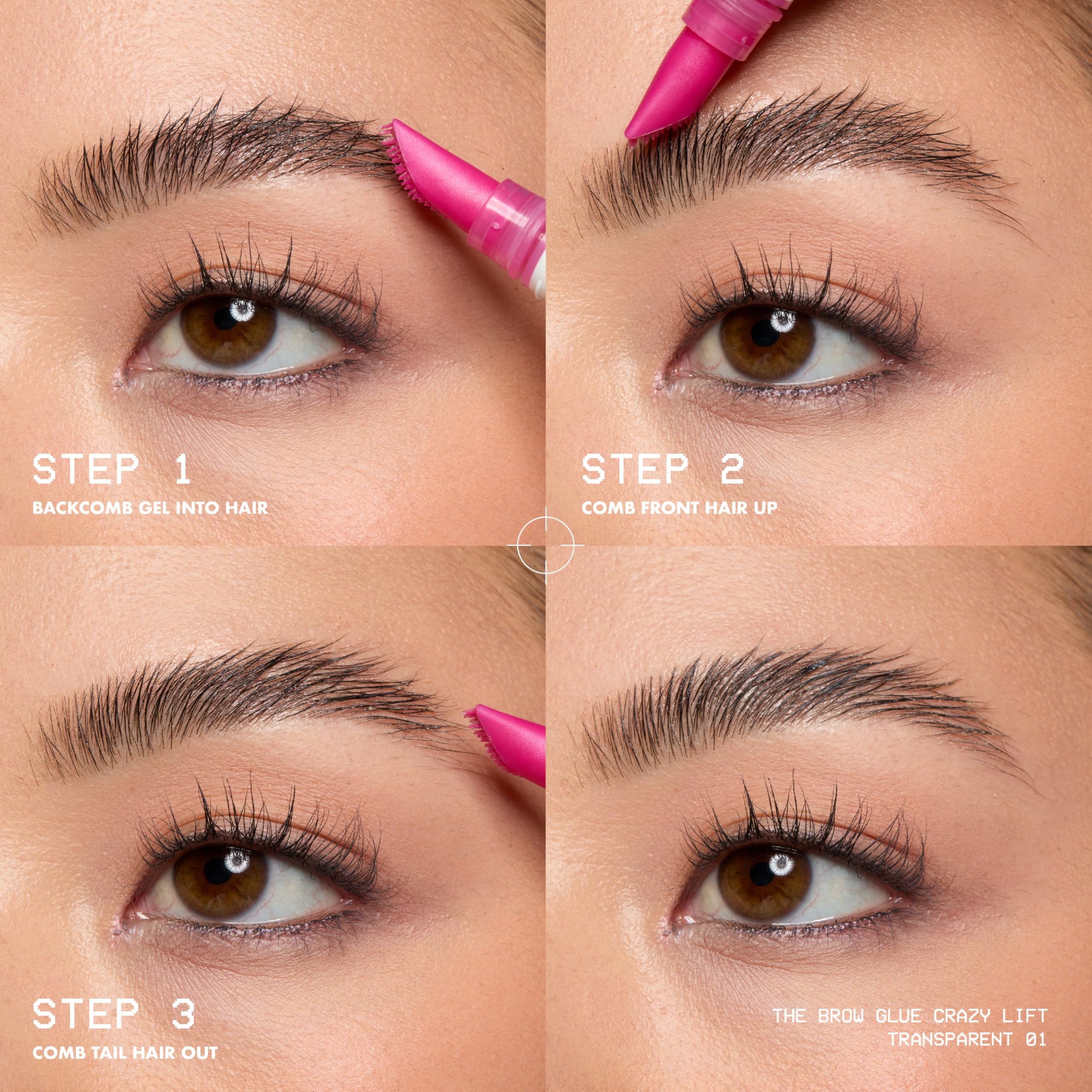 NYX Brow Glue Crazy Lift resistencia al sudor para looks activos