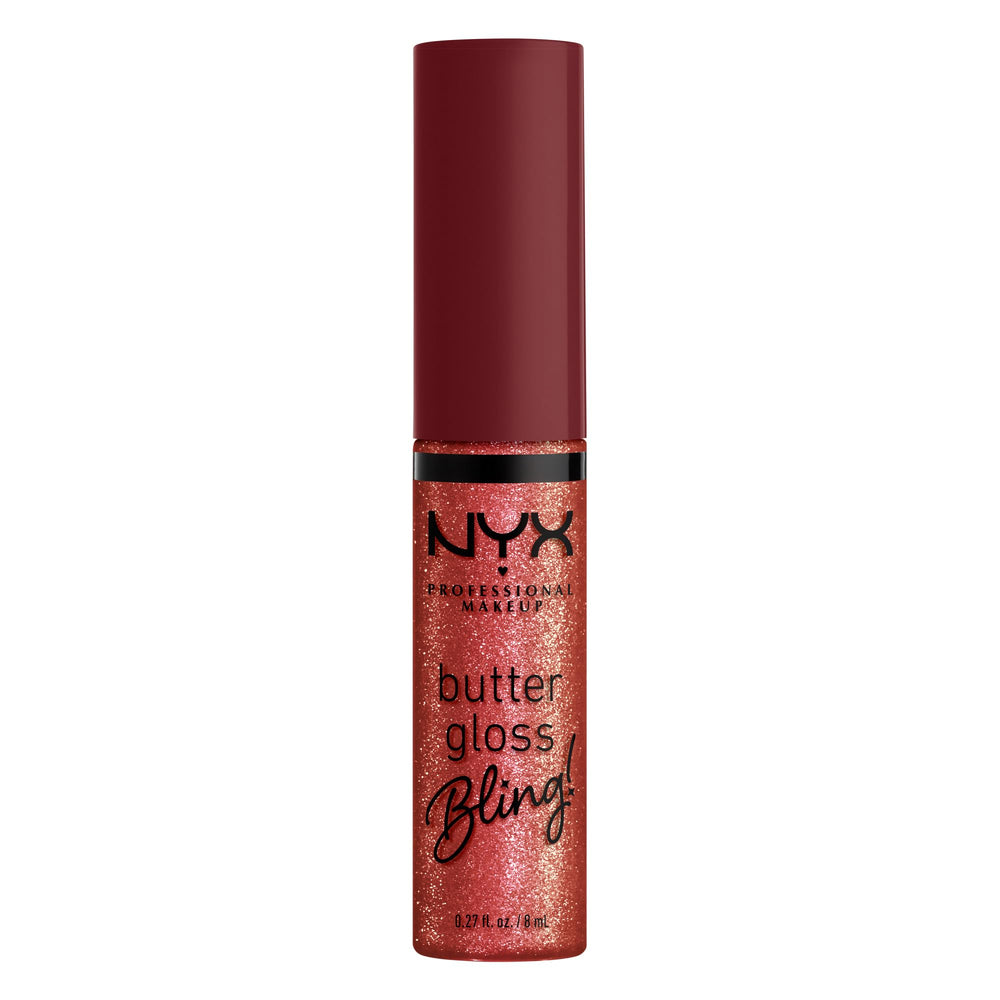 On-the-go application with NYX Butter Gloss Bling.