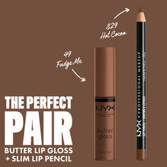 Warm brown nude shades from NYX Butter Gloss Brown Sugar collection