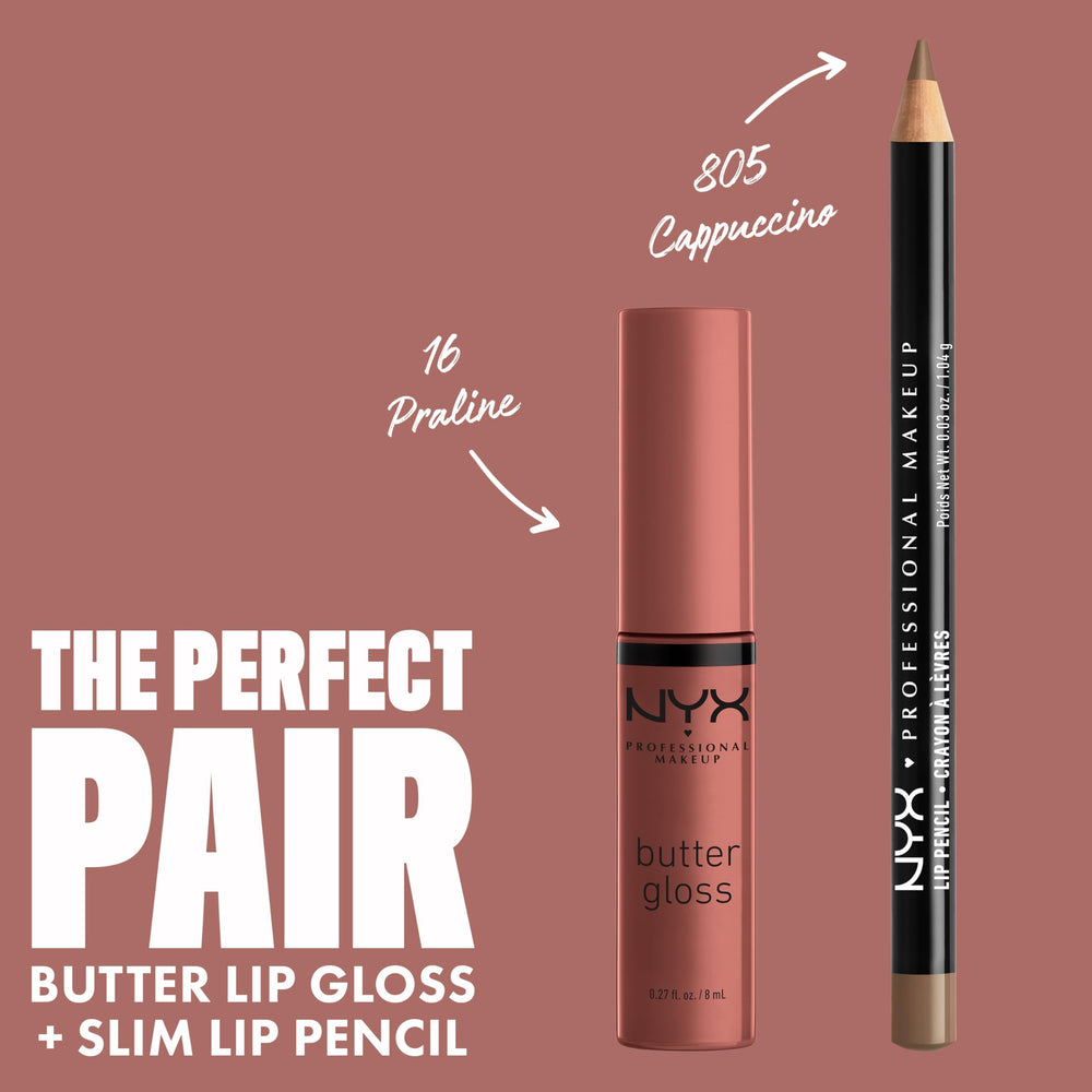 NYX Praline applicator delivers precise application and quick touch-ups.