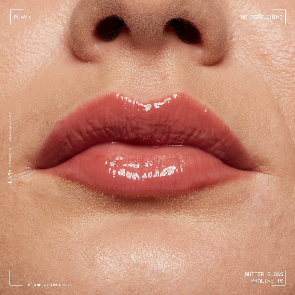 Compact swatch on skin shows buildable color and non-sticky glide.