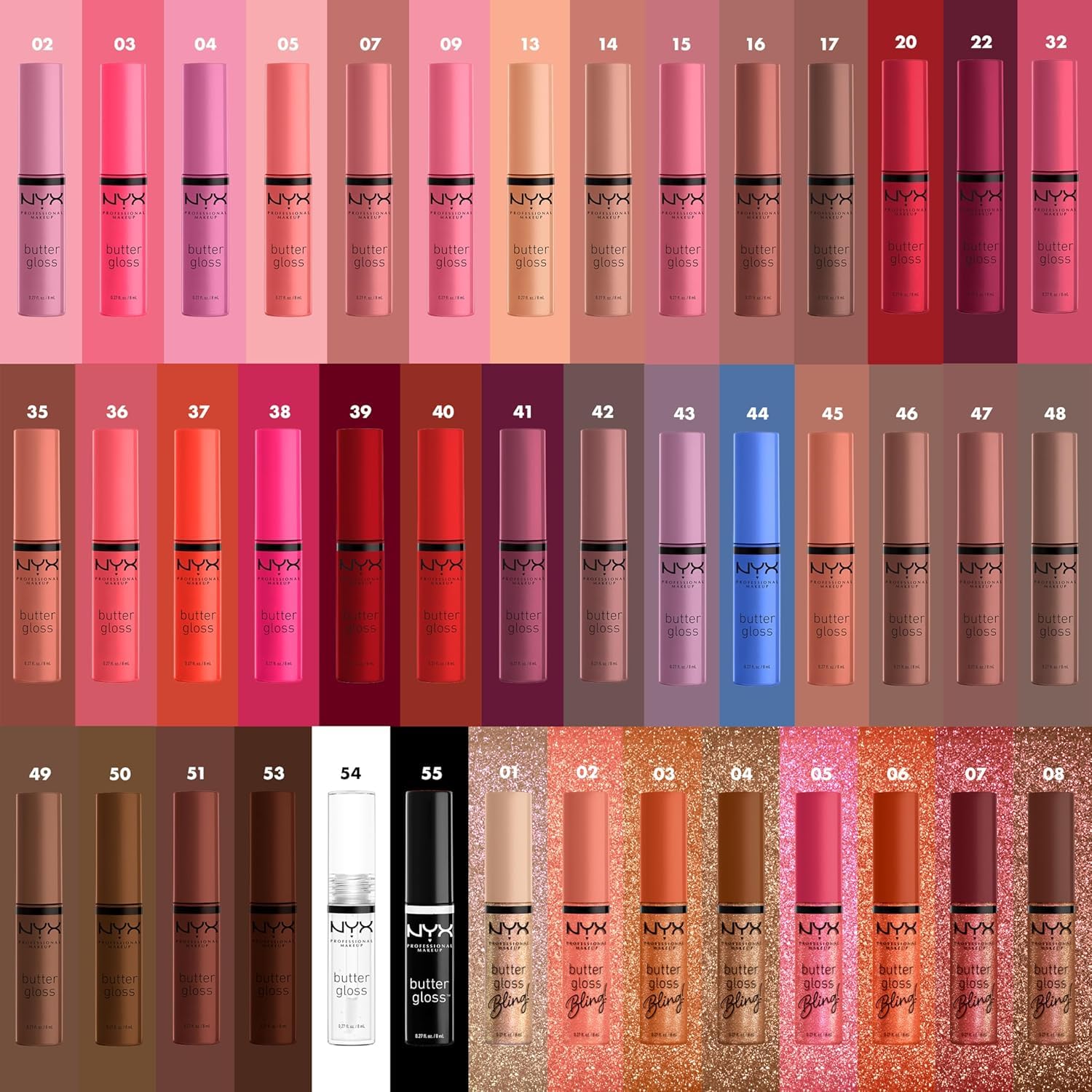 NYX Butter Gloss Red Velvet packaging supports easy handling
