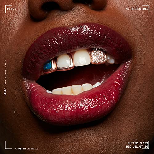 NYX Butter Gloss Red Velvet shade offers bold, versatile red for various looks
