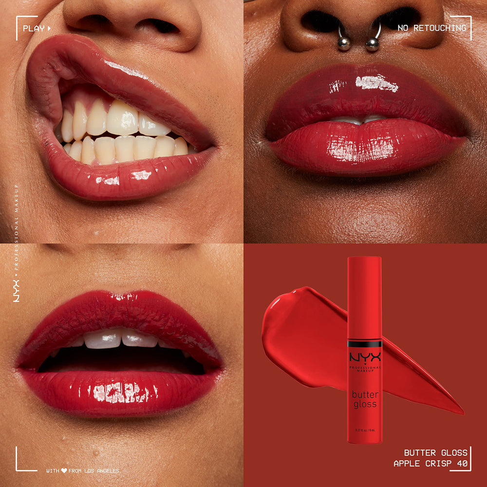 Close-up of Butter Gloss texture shows creamy, melt-in application.
